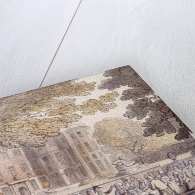 A Party in the Grounds of Ham House by Thomas Rowlandson