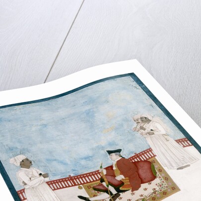 Portrait of an East India Company official. India, 18th century by Dip Chand