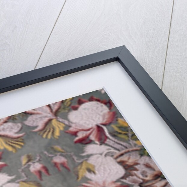 Floral textile design by Unknown