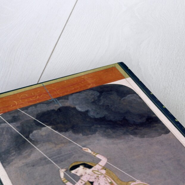 A lady on a swing. Kangra, India, late 18th century by Unknown