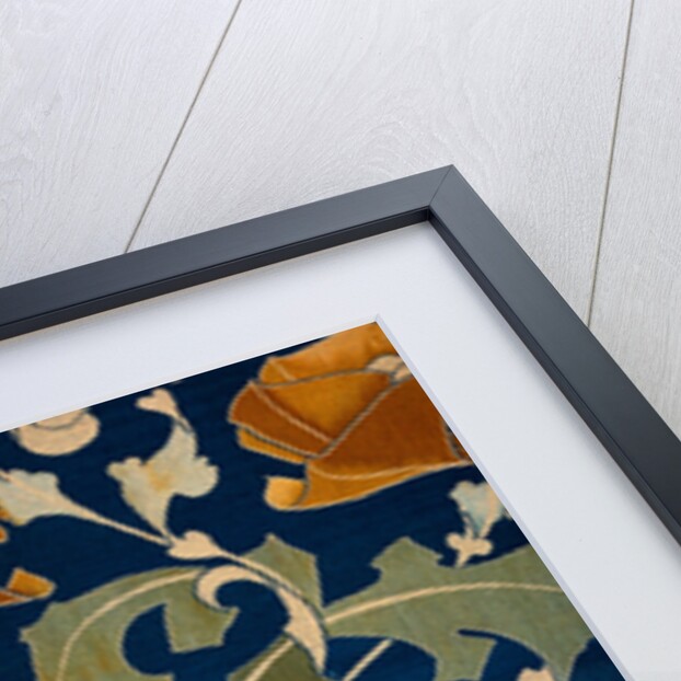 Furnishing fabric with floral pattern by A.H. Lee & Sons