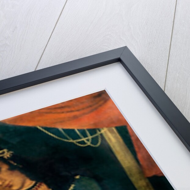 Lady seated playing a drum. Iran, Qajar dynasty, early 19th century by Unknown