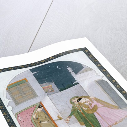 The Timid Girl. Punjab Hills, India, early 19th century by Unknown