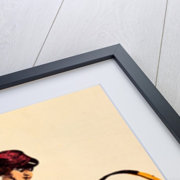 Detail of a boy with a hoop, from The Instructure Picture Book. England, 1857 by Unknown