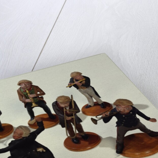 Eight Musicians and a Conductor. Germany, late 18th century by Unknown