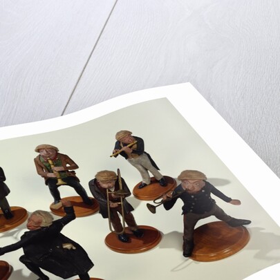 Eight Musicians and a Conductor. Germany, late 18th century by Unknown