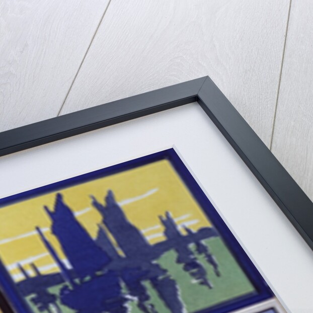 A group of six tiles by The Poole Pottery