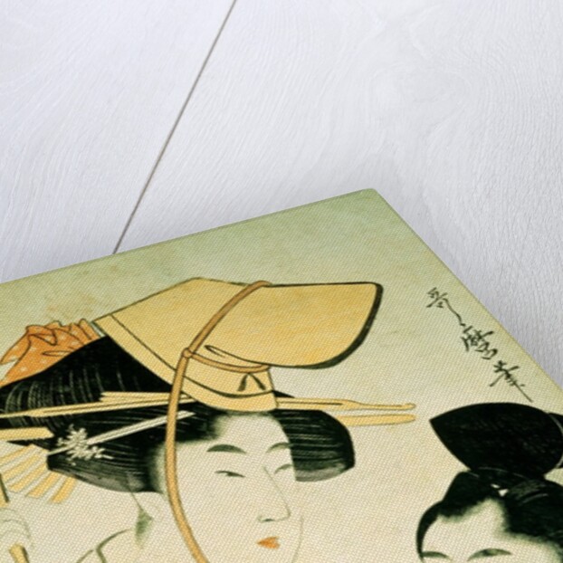 Two Girls as Ebisu and Daikoku by Kitagawa Utamaro