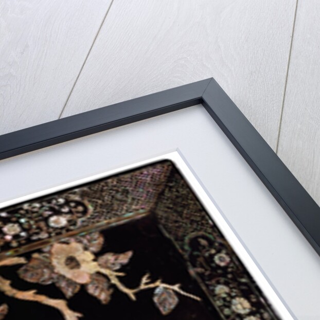 Square tray with Bird on a Flowering Branch. China, 16th century by Unknown