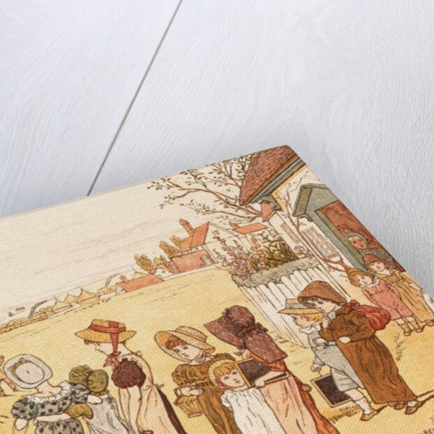 School is Over by Kate Greenaway