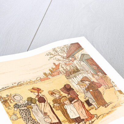 School is Over by Kate Greenaway