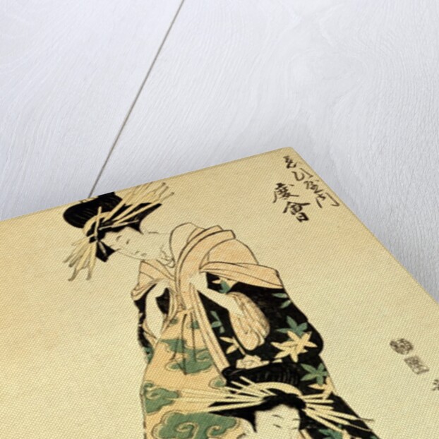 Two Courtesans by Kitagawa Utamaro