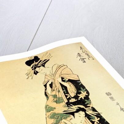 Two Courtesans by Kitagawa Utamaro