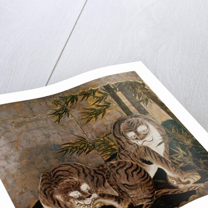 Two-leafed painted screen. Japan, 17th century by Unknown