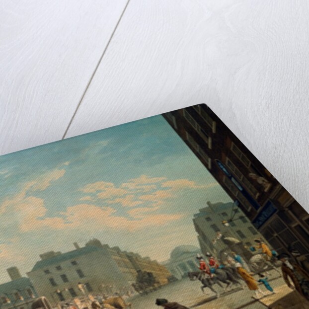 Capel Street, Dublin by Thomas Malton