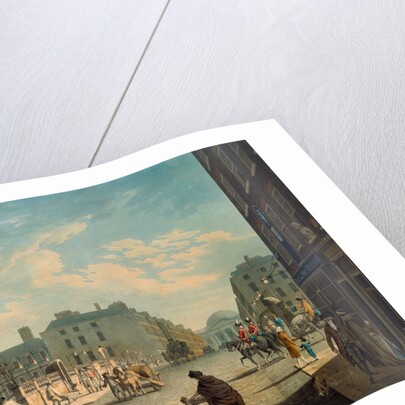 Capel Street, Dublin by Thomas Malton