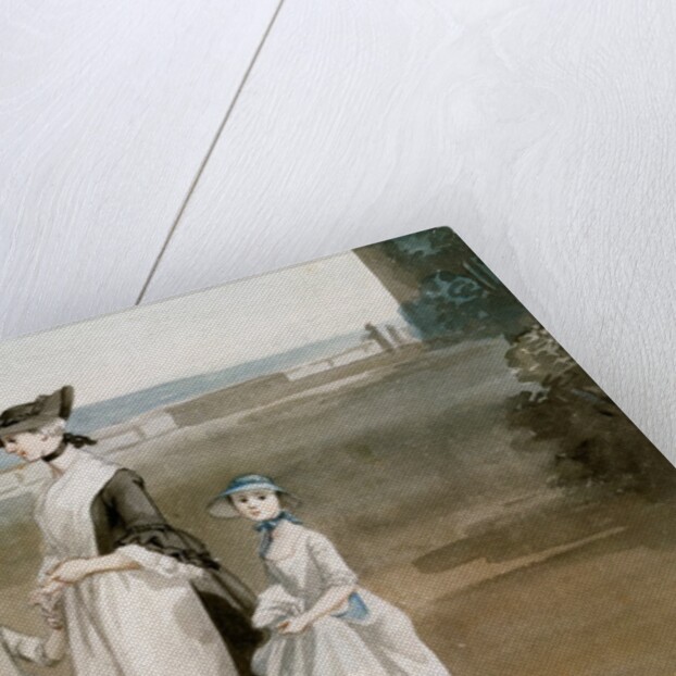 Three Daughters of The 2nd Earl of Waldegrave with Miss Keppel by Paul Sandby