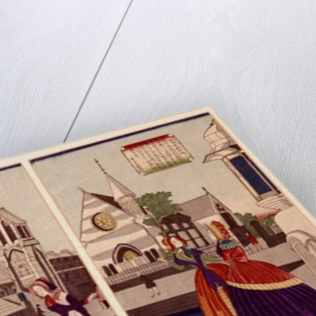 A Port in The United States. Japan, 19th century by Anonymous