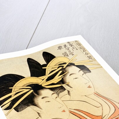 Two Courtesans by Kitagawa Utamaro