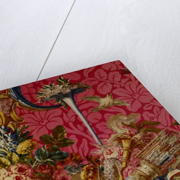 The love trophy, detail from the tapestry at Osterley Park House. London, England, 18th century by Unknown