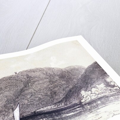 The Tamar near Cothele by Edward Lear
