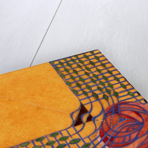 Design for a printed textile by Charles Rennie Mackintosh