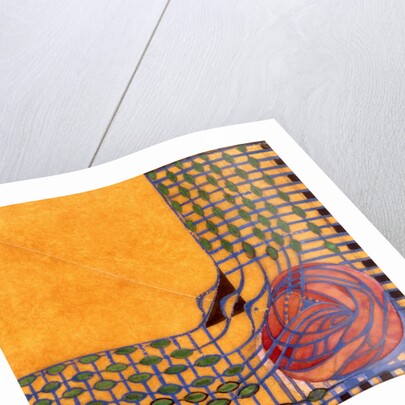 Design for a printed textile by Charles Rennie Mackintosh