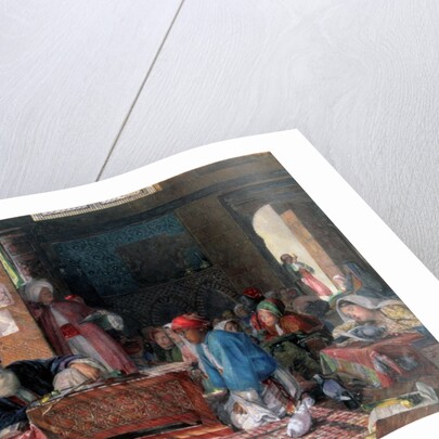 Interior of A School in Cairo, in Egypt by John Frederick Lewis