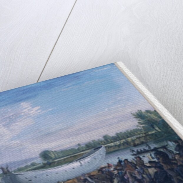 Chinese Junk On Its Way To Virginia Water, attributed to Paul Sandby. Gouache. England, c.1753 by Paul Sandby