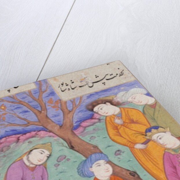 Shirin Takes Khusraw's Mother to Court by Ganjavi Nizami