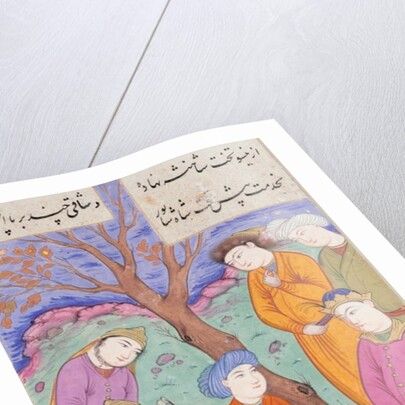 Shirin Takes Khusraw's Mother to Court by Ganjavi Nizami