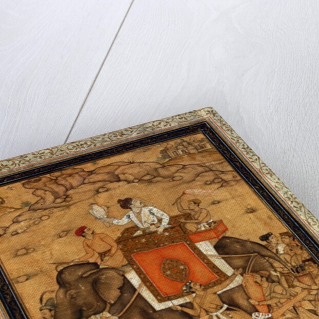 The Emperor Akbar hunting. India, early 17th century by Unknown