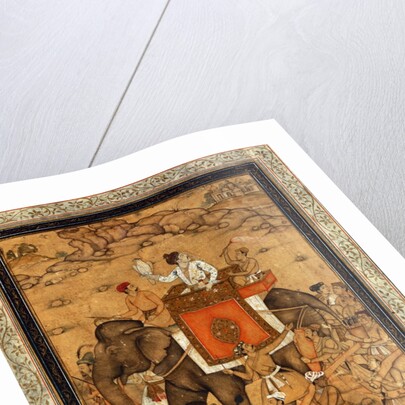 The Emperor Akbar hunting. India, early 17th century by Unknown