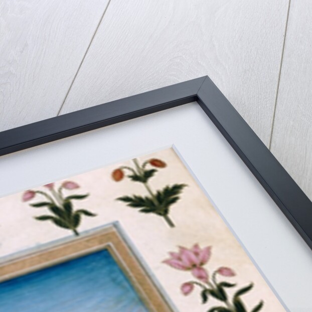 A Falconer with a companion and a cheetah, India, early 17th century by Unknown