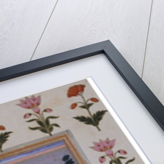 Friends in a Garden. India, early 17th century by Unknown