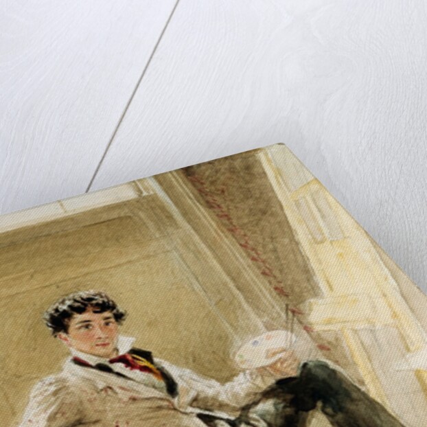 Portrait of James Holland by William Henry Hunt