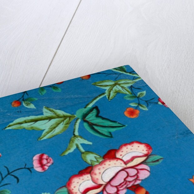 Floral wallpaper, detail by unknown