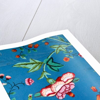 Floral wallpaper, detail by unknown