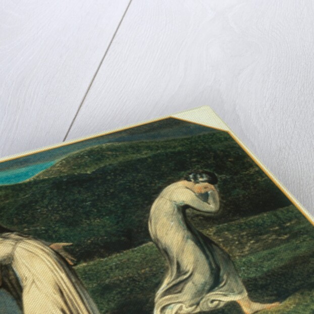 Naomi entreating Ruth and Orpah to return to the Land of Moab by William Blake