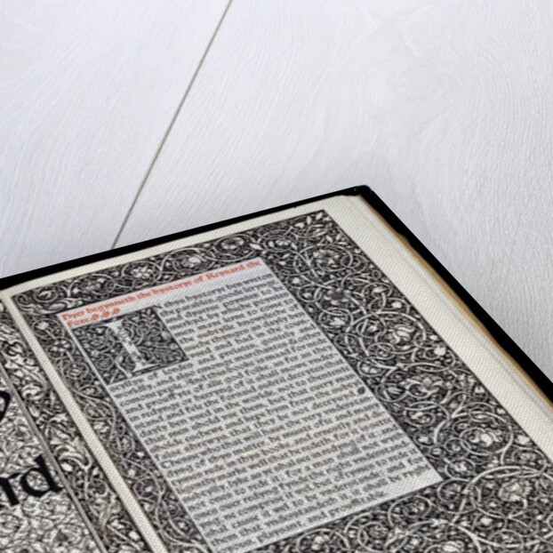 Title pages from The History of Reynard The Foxe by William Morris