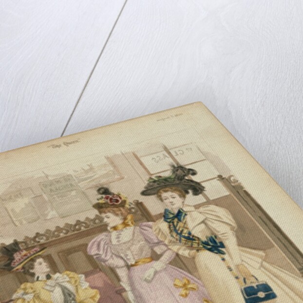 Latest Paris Fashions, Travelling, from The Queen. Paris, France, 1895 by Anonymous