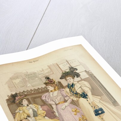 Latest Paris Fashions, Travelling, from The Queen. Paris, France, 1895 by Anonymous