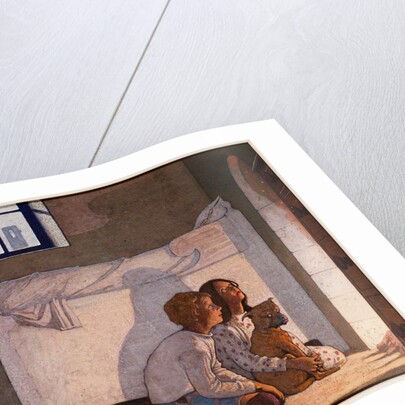 The Children by the Fireside recounting their Adventures by Frederick Cayley Robinson