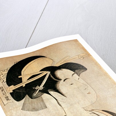 Courtesan, from the Eight Views of The Floating World by Kitagawa Utamaro