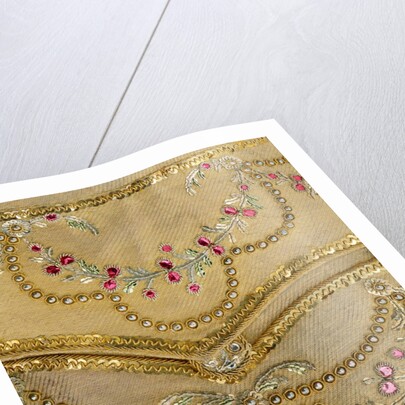 Waistcoat, detail. England, late 18th century by Unknown