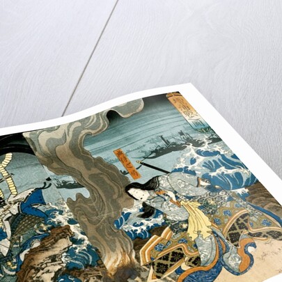 The Battle of Dan-No-Ura by Utagawa Kuniyoshi