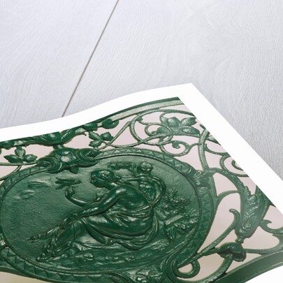 Bench, detail. England, late 19th century by Unknown
