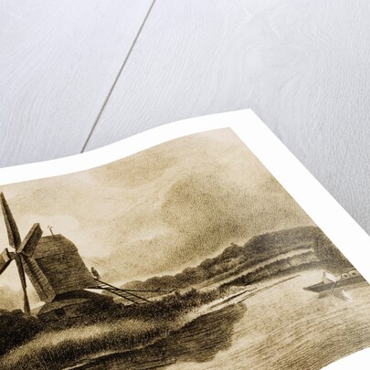 A Mill on the Banks of the River Stour, after John Constable. England, 18th-19th century by Unknown