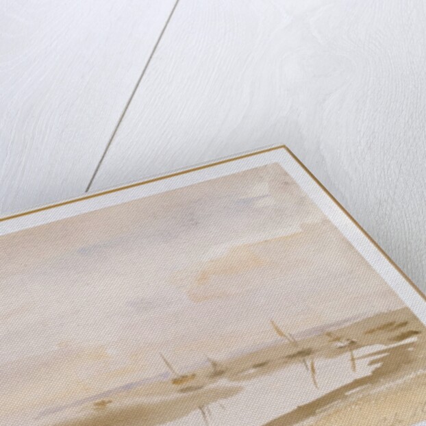 Seascape with Sandbanks and Fishing Boats by Philip Wilson Steer