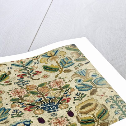 Embroidered box by Parnell Mackett